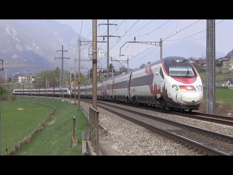 ETR 610 & RABe 503 on the Gotthard route, shot between 2011 and 2019