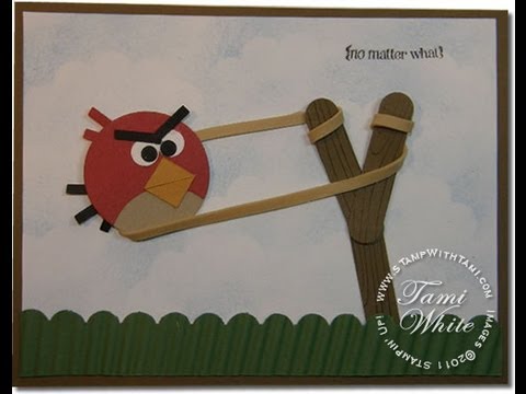 Angry Birds Musical Card - Stampin' Up!