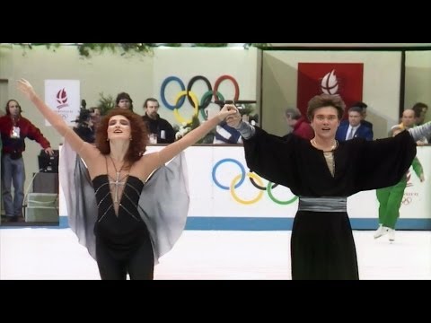 [HD] Marina Klimova and Sergei Ponomarenko - 1992 Albertville Olympic - Free Dance