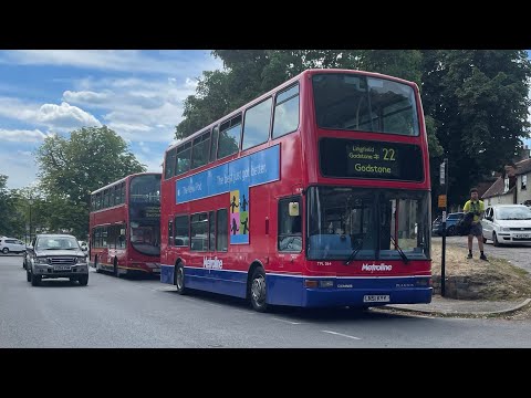 Full Kickdown | Low-ish floor running day | TPL264 LN51 KYY | Route 22 towards Godstone