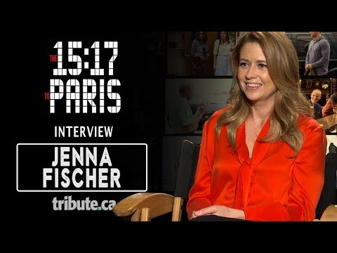 Jenna Fischer - The 15:17 to Paris Interview