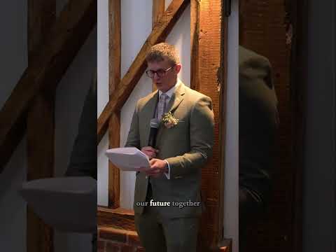 Groom Speech