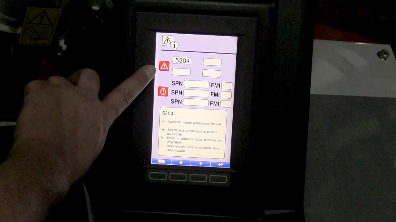 Takeuchi TB2150 Error codes