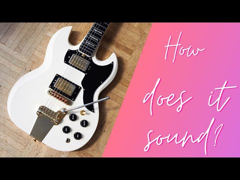 RARE! Gherson SG-style guitar - 1970s made in Italy image 11