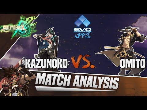 Guilty Gear Xrd Match Analysis: EVO Japan 2018 - Kazunoko vs. Omito
