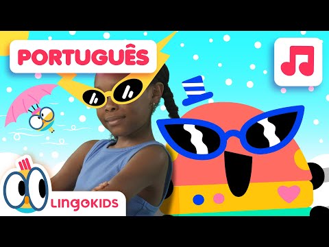 A DANÇA DO CLIMA ☀️🌧️ Música para crianças | Lingokids em Português