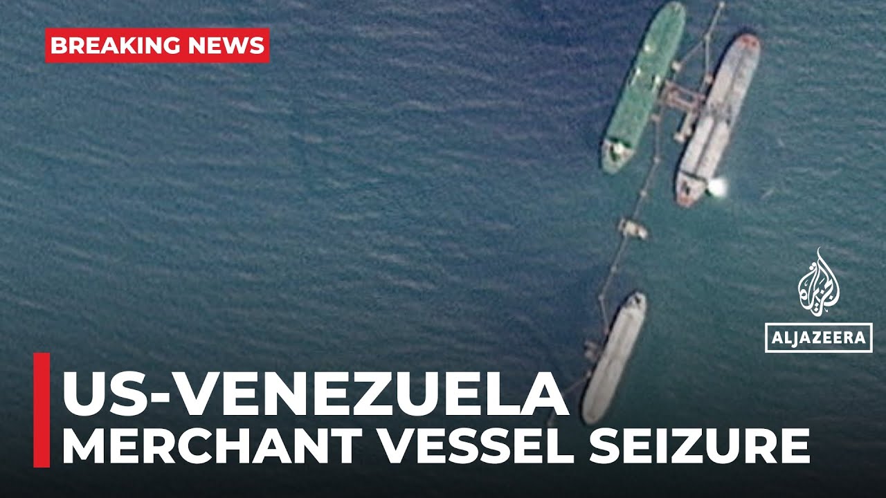 The US has seized a sanctioned merchant vessel off the coast of Venezuela: US official