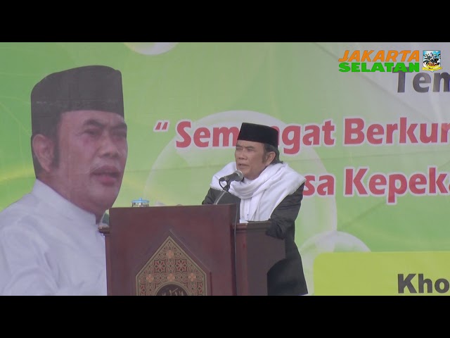 Rhoma Irama Imam dan Khotib Solat Idul Adha dikantor Walikota Jakarta Selatan