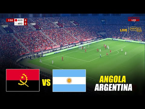 ANGOLA vs ARGENTINA | FIFA MATCHDAY International Cup 2025 | Full Match Simulation & Prediction