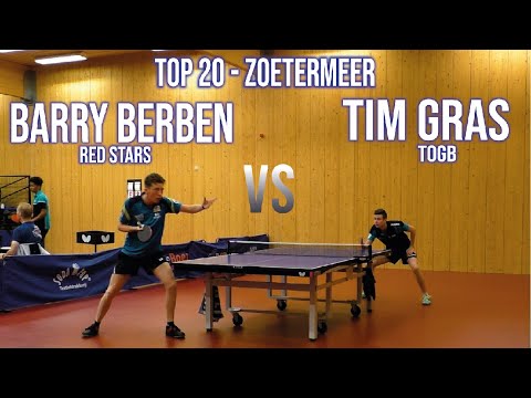 Top 20 Barry Berben vs Tim Gras match highlight - De Boer Maatwerk in keukens