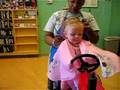 Meghan First Haircut August 9 2008