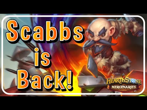 Scabbs is Back and he's a little INSANE!! | Hearthstone Mercenaries |