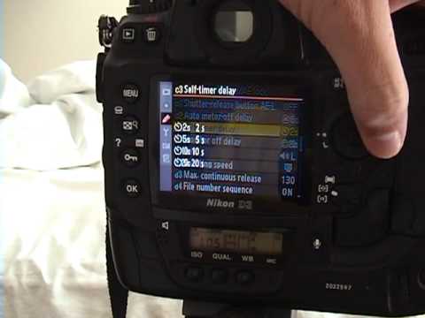 Nikon Camera Tutorials: Timer