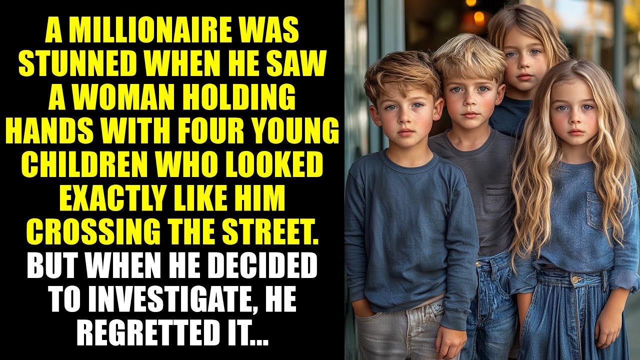 A MILLIONAIRE Saw Four Kids Who Looked Just Like Him, BUT He Regretted Investigating the TRUTH...