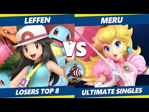 Smash Ultimate Tournament - TSM | Leffen (PT) Vs. Meru (Peach, Daisy) Valhalla II SSBU Losers Top 8