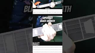 Supernaut - Black Sabbath. How to play with guitar tab