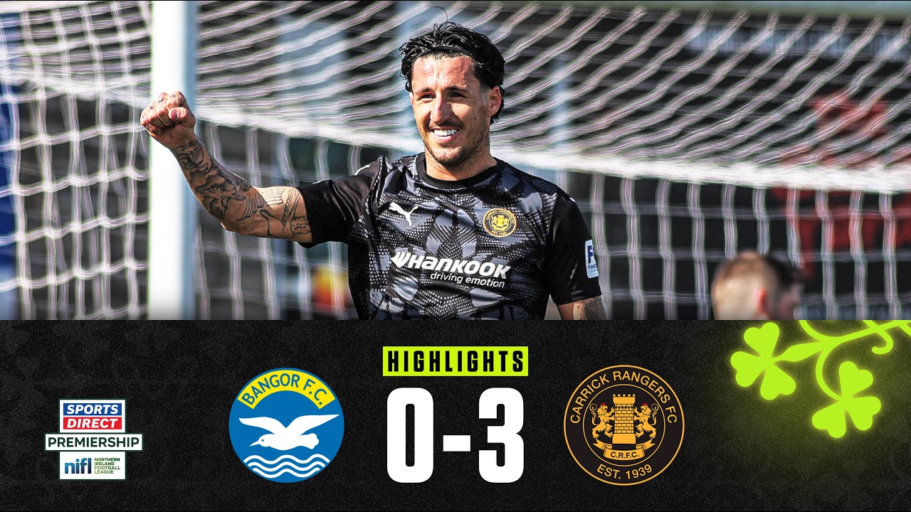Bangor vs Carrick Rangers Highlights