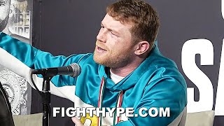 CANELO ERUPTS &quot;GET THE F**K OUT OF HERE&quot;; HEATED ALTERCATION WITH ANDRADE AFTER STOPPING SAUNDERS