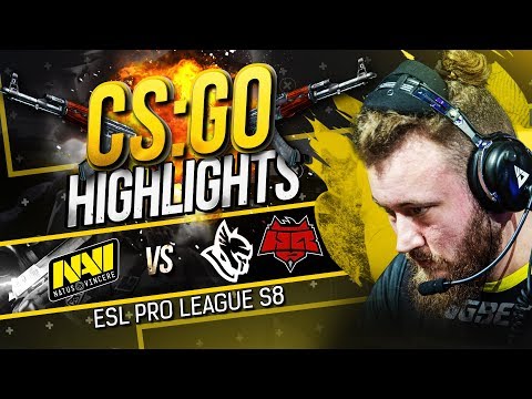 CSGO Highlights: NAVI vs Heroic, HellRaisers @ ESL Pro League S8