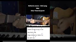 Download lagu Hati yang luka || gitar tutorial part2 #bethariasonata #hatiyangluka #gitartutorial #gitar mp3
