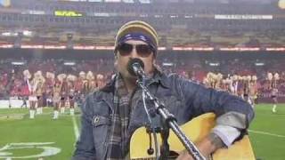 Billy Ray Cyrus sings Some Gave All for Redskins MNF Nov. 14 2010