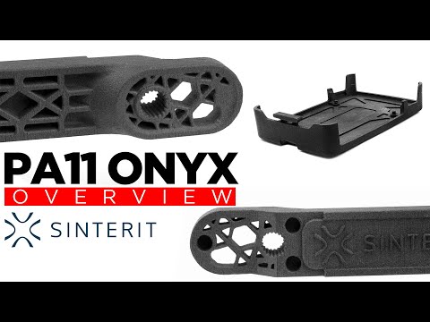 Sinterit PA11 Onyx Overview - High Quality Prototype and Final Product Material | Sinterit Materials