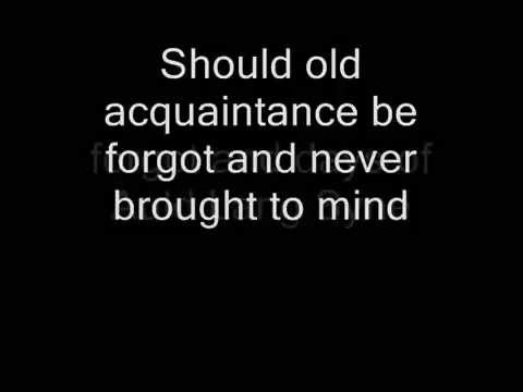 Video thumbnail for Auld Lang Syne (Alternate Mix)