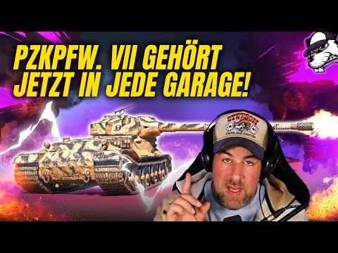 PzKpfw. VII gehört in jede Garage! Gerade bei diesem Gejodel! [World of Tanks - Gameplay - Deutsch]