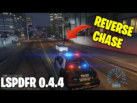 The most Epic Reverse car chase EVER!! - GTA 5 LSPDFR POLICE MODS