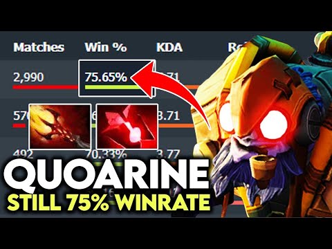 Quoarine Still Dotabuff Top 1 Tinker With 75% Winrate - 12Finger Aggressive Tinker Dota 2