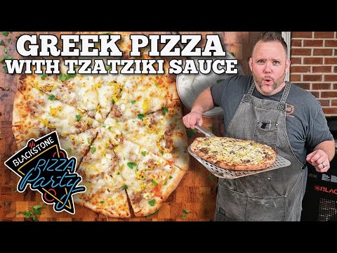 Greek Pizza | Blackstone Pizza Oven