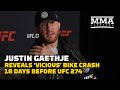 Justin Gaethje Reveals ‘Vicious’ Bike Crash 18 Days Before Charles Oliveira Fight - MMA Fighting