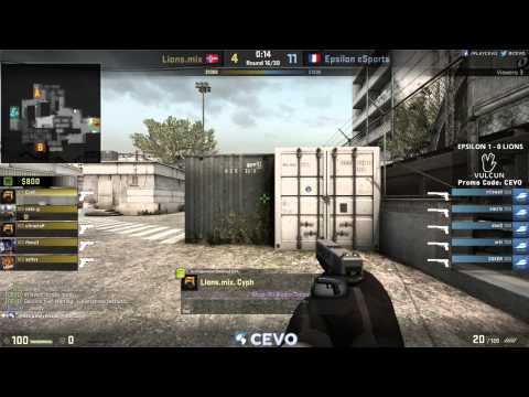 Epsilon eSports vs Lions.mix Game 2 (CEVO-M CS:GO Season 7) - Helium & Metuz
