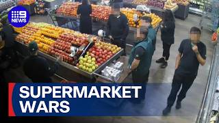 Woolworths staff caught on camera 'scoping out' rival IGA store | 9 News Australia