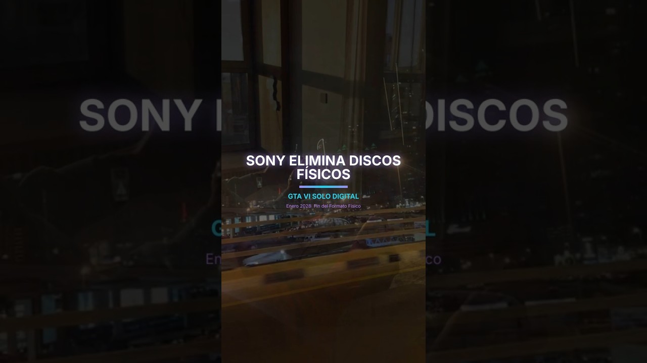 Sony Elimina Discos Físicos en 2028 🎮 GTA VI Solo Digital - El Fin de GameStop
