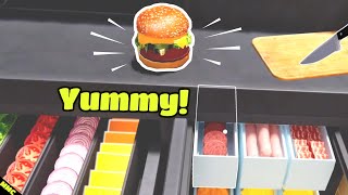 I serve the BEST Burgers ever in Food Cart Simulator Game (Demo)