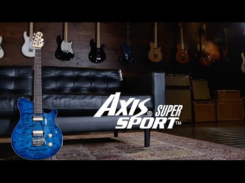 Axis Super Sport Electric Guitar with Case - Yucatan Blue Quilt