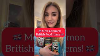 🇬🇧 Most Common British Food Items 🇬🇧 Have you tried them??!
