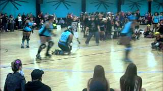 preview picture of video 'Outlaw vs. LA (Renegade Roller Derby)'