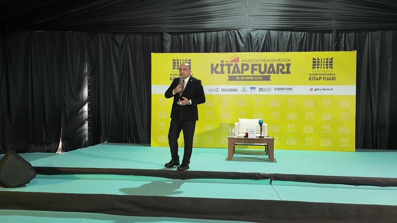 11. Uluslararası Kahramanmaraş Kitap Fuarı | Mehmet Şahin