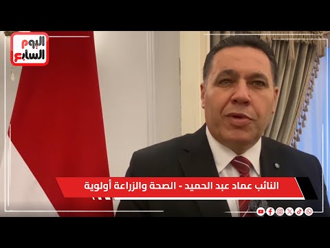 النائب عماد عبد الحميد   الصحة والزراعة أولوية