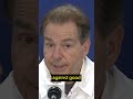 Don't ask Nick Saban about the NFL Combine?  #shorts #alabama
