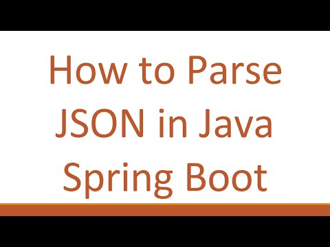 How to Parse JSON in Java Spring Boot