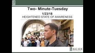 Heightened State of Awareness