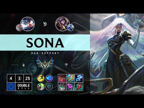Sona Support vs Blitzcrank - EUW Challenger Patch 14.14