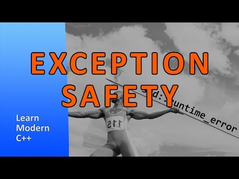 Exception Safety - Learn Modern C++