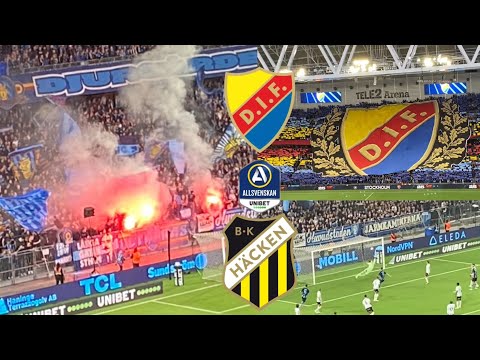 WHAT A COMEBACK!! THREE GOALS IN 7 MINUTES! Djurgården - Bk Häcken vlog