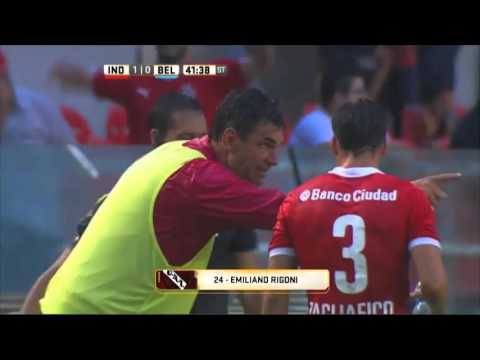 Independiente 1 - Belgrano 0 - Gol de Rigoni