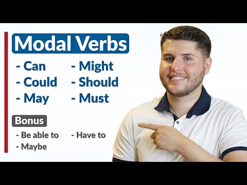 Modal Verbs em Inglês - Aula Completa (Can, Could, May, Might, Should e Must)