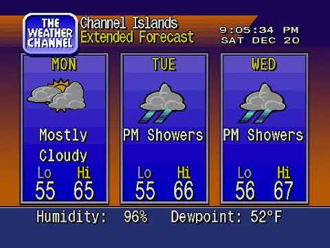 WeatherSTAR 4000 - Avalon, CA - 12/20/2025